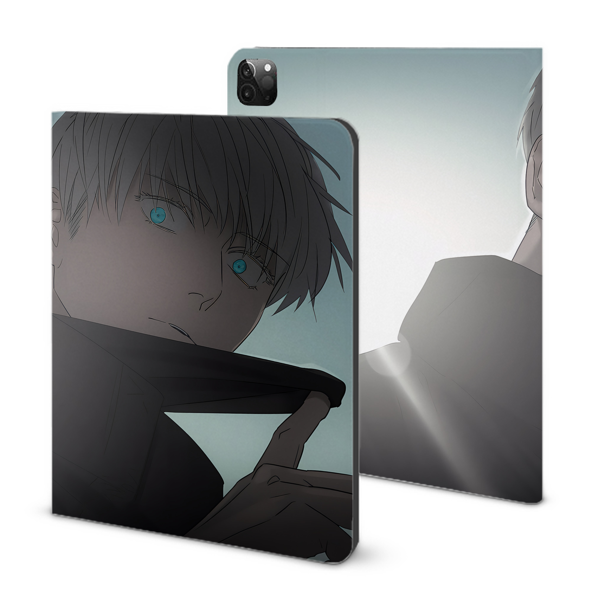 （画像用） 呪術廻戦 Jujutsu Kaisen IPadケース ペンホルダー付き ブックスタイルデザイン